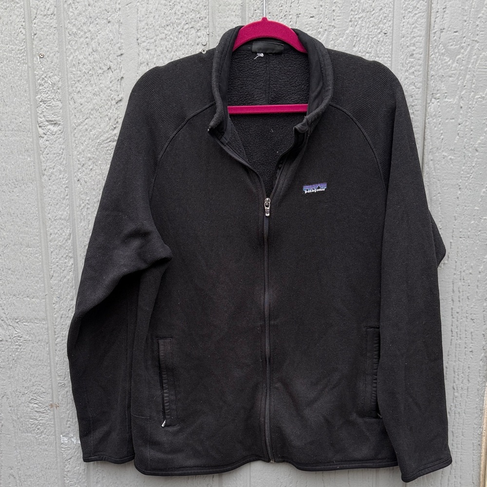 Patagonia Men’s Black Full-Zip Fleece Jacket